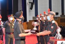Gentleman cadet from Bhutan awarded the prestigious motivational trophy at the Indian military academy