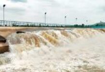 Godavari water released to Delta region through Polavaram approach channel