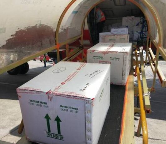 Jammu Airport handled more than 16 Lakh vaccine doses to support the fight against COVID 19