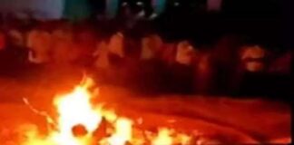 60-year-old man jumps into fire pit during Muharram festivities in Kurnool district