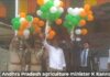 Andhra Pradesh agriculture minister attends Independence Day celebrations