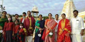 Andhra Pradesh: TN CM’s wife Durga Stalin offers prayers at Tirumala