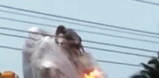Nine injured in a fire accident at a Ganesh idol procession in Kadapa