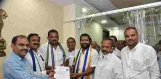 Raghu Raju files nomination for MLC post
