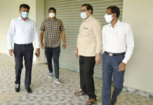 Collector Chevuri Hari Kiran inspects EVM and VVPAT godown