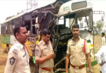 Andhra Pradesh: One woman killed, 34 injured in bus accident in Nellore