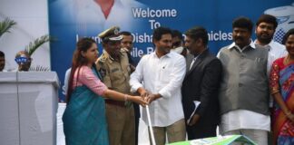 Women safety: Andhra CM flags off 163 DISHA patrolling vehicles