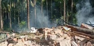 Andhra Pradesh: One dead, three injured in fire accident at illegal cracker unit at Anakapalli