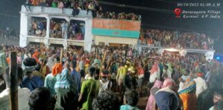 One died, over 70 injured in Andhra Pradesh’s traditional stick-fight during Dussehra