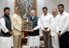 CM Chandrababu Naidu meets PM Modi, seeks financial support for Andhra