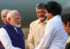 PM Modi holds roadshow with CM Chandrababu Naidu and Pawan Kalyan in Vizag, to launch development projects for Andhra Pradesh