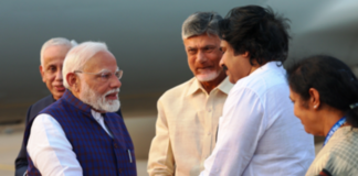PM Modi holds roadshow with CM Chandrababu Naidu and Pawan Kalyan in Vizag, to launch development projects for Andhra Pradesh