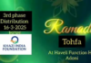 Ramzan Tohfa Distribution March 2025 3rd phase at Haveli Function Hall Adoni