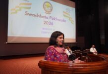 Union Health Secretary Punya Salila Srivastava visits AIIMS, Andhra Pradesh, to review ongoing activities under Swachhata Pakhwada