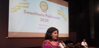 Union Health Secretary Punya Salila Srivastava visits AIIMS, Andhra Pradesh, to review ongoing activities under Swachhata Pakhwada